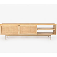 Load image into Gallery viewer, Martina ETU Entertainment TV Unit 175cm Solid Mango Wood Rattan Furniture
