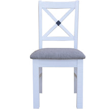 Load image into Gallery viewer, Beechworth Dining Chair Set of 2 Solid Pine Timber Wood Hampton Furniture - Grey
