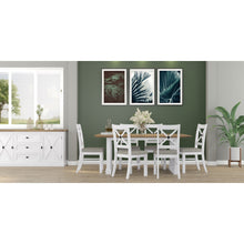 Load image into Gallery viewer, Beechworth 7pc Dining Set 200cm Table 6 Chair Pine Wood Hampton Furniture - Grey
