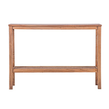 Load image into Gallery viewer, Jasmine Console Hallway Entry Table 110cm Mindi Timber Wood Rattan  - Brown
