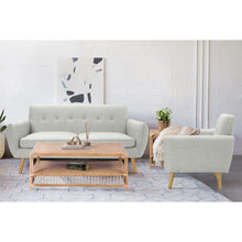 Load image into Gallery viewer, Earthy 51cm Rattan Cane Side Sofa End Lamp Table - Natural
