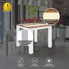 Load image into Gallery viewer, Orville Dining Table 90cm Solid Acacia Wood Home Dinner Furniture - Multi Color
