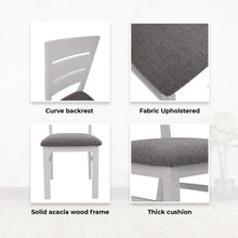 Load image into Gallery viewer, Orville Dining Chair Set of 2 Solid Acacia Wood Dining Furniture - Multi Color
