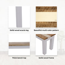Load image into Gallery viewer, Orville Dining Bench 150cm Solid Acacia Wood Home Dinner Furniture - Multi Color
