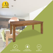 Load image into Gallery viewer, Birdsville Dining Table 225cm Solid Mt Ash Wood Home Dinner Furniture - Brown
