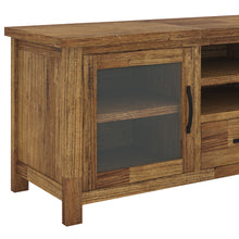 Load image into Gallery viewer, Birdsville ETU Entertainment TV Unit 223cm 2 Door 2 Drawer Mt Ash Wood - Brown
