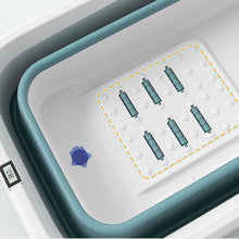 Load image into Gallery viewer, Foldable Extra Large Massage Bathtub Portable Bath Tub with Drain for adult
