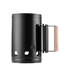 Load image into Gallery viewer, Fast Fire Starter Bucket BBQ Charcoal Chimney Starter Stainless Steel Easy Start Fire
