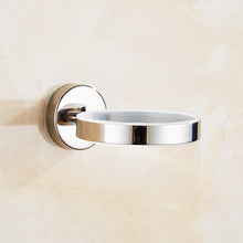 Load image into Gallery viewer, Toilet Brush Holder Wall Mount Rustproof Frosted Glass for Bathroom
