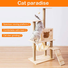 Load image into Gallery viewer, Modern Multi-Level Cats Tree Kittens Scratching Posts Sisal Rope Soft Nest Bed Cat Furniture Tree
