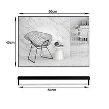 Load image into Gallery viewer, 40x50cm Black Rectangle Wall Bathroom Mirror Bathroom Holder Vanity Mirror Corner Decorative Mirrors

