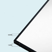 Load image into Gallery viewer, 40x50cm Black Rectangle Wall Bathroom Mirror Bathroom Holder Vanity Mirror Corner Decorative Mirrors
