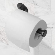 Load image into Gallery viewer, Toilet Paper Holder Self Adhesive Black Bathroom Paper Roll Holder Roll Holder 304
