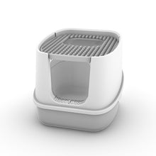 Load image into Gallery viewer, Large Cat Litter Box with Lid, Fully Enclosed Splash-Proof Litter Box Cat Litter Box with scoop
