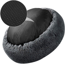 Load image into Gallery viewer, Soft Dog Bed Round Washable Plush Pet Kennel Cat Bed Mat Sofa Medium 60cm
