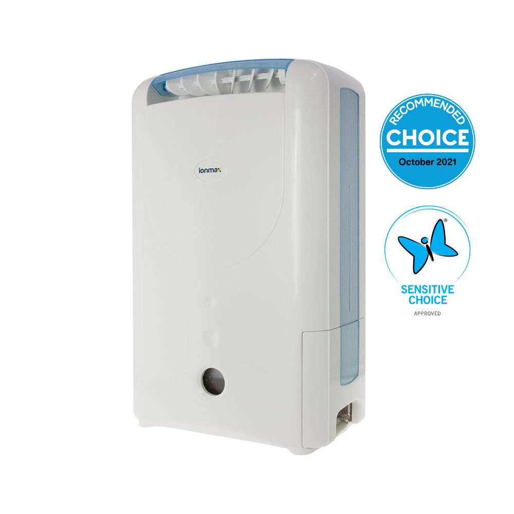 Ionmax ION610 6L/day Desiccant Dehumidifier CHOICE Recommended & Sensitive Choice Approved
