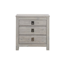 Load image into Gallery viewer, 4 Pieces Bedroom Suite with Solid Acacia Wood Veneered Construction in Queen Size White Ash Colour Bed, Bedside Table &amp; Dresser
