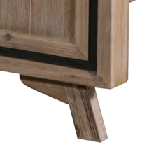 Load image into Gallery viewer, King Size Silver Brush Bed Frame in Acacia Wood Construction
