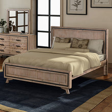 Load image into Gallery viewer, Queen Size Silver Brush Bed Frame in Acacia Wood Construction
