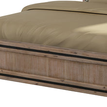 Load image into Gallery viewer, Queen Size Silver Brush Bed Frame in Acacia Wood Construction
