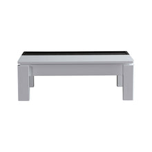 Load image into Gallery viewer, Coffee Table High Gloss Finish Lift Up Top MDF Black &amp; White Colour Interior Storage
