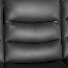 Load image into Gallery viewer, 3+2+1 Seater Recliner Sofa In Faux Leather Lounge Couch in Black
