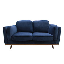 Load image into Gallery viewer, 3+2+1 Seater Sofa BlueFabric Lounge Set for Living Room Couch with Wooden Frame

