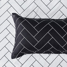 Load image into Gallery viewer, Glen microfiber reversible quilt cover set-king size
