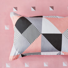 Load image into Gallery viewer, Lila microfiber reversible quilt cover set-super king size
