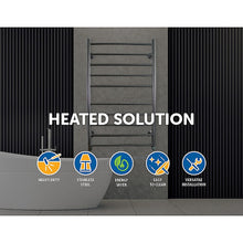 Load image into Gallery viewer, Electric Heated Bathroom Towel Rack / Rails -100w
