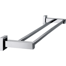 Load image into Gallery viewer, Double Classic Chrome Towel Bar Rail Bathroom
