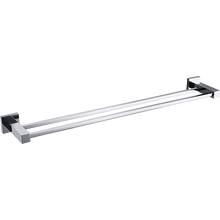 Load image into Gallery viewer, Double Classic Chrome Towel Bar Rail Bathroom
