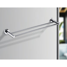 Load image into Gallery viewer, Double Classic Chrome Towel Bar Rail Bathroom
