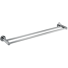 Load image into Gallery viewer, Double Classic Chrome Towel Bar Rail Bathroom

