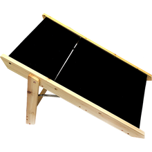 Load image into Gallery viewer, 3 Steps Portable Dog Cat Pet Stairs Ramp Black with Wood
