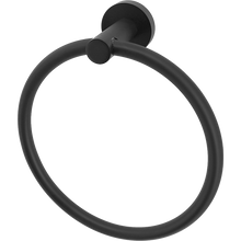 Load image into Gallery viewer, Classic Towel Bar Rail Ring Electroplated Matte Black Finish
