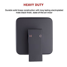 Load image into Gallery viewer, Shower Bath Mixer Tap Bathroom WATERMARK Approved - Electroplated Matte Black

