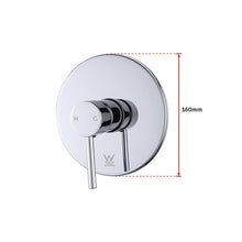 Load image into Gallery viewer, WELS 8&quot; Rain Shower Head Set Rounded Dual Heads Faucet High Pressure With Mixer
