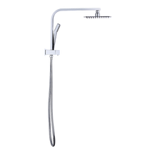 Load image into Gallery viewer, WELS 8&quot; Rain Shower Head Set Square Dual Heads Faucet High Pressure Hand Held
