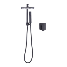Load image into Gallery viewer, WELS 8&quot; Rain Shower Head Set Square Dual Heads Faucet High Pressure With Mixer
