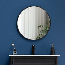 Load image into Gallery viewer, 70cm Round Wall Mirror Bathroom Makeup Mirror by Della Francesca
