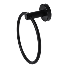 Load image into Gallery viewer, Classic Towel Bar Rail Ring Electroplated Matte Black Finish
