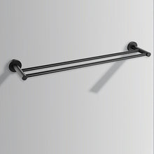 Load image into Gallery viewer, Double Classic Towel Bar Rail Bathroom Matte Black Finish
