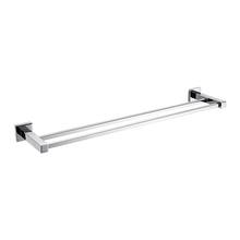 Load image into Gallery viewer, Double Classic Chrome Towel Bar Rail Bathroom
