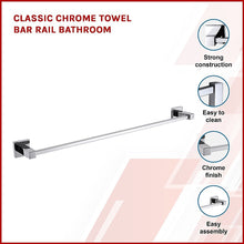 Load image into Gallery viewer, Classic Chrome Towel Bar Rail Bathroom
