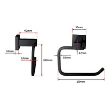 Load image into Gallery viewer, Classic Toilet Paper Holder Matte Black Finish
