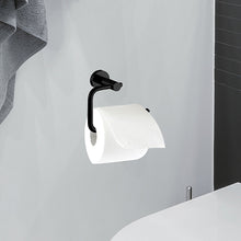 Load image into Gallery viewer, Classic Toilet Paper Holder Matte Black Finish
