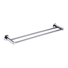 Load image into Gallery viewer, Double Classic Chrome Towel Bar Rail Bathroom
