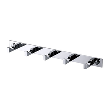 Load image into Gallery viewer, 5-Hook Bathroom Robe and Towel Rail Bar Rack
