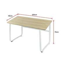 Load image into Gallery viewer, Wood &amp; Steel Solid Computer Desk Home Office Furniture
